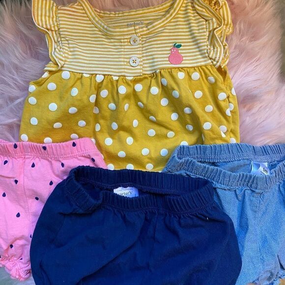 6 Month Bundle (4) Girls Clothes - Picture 1 of 2